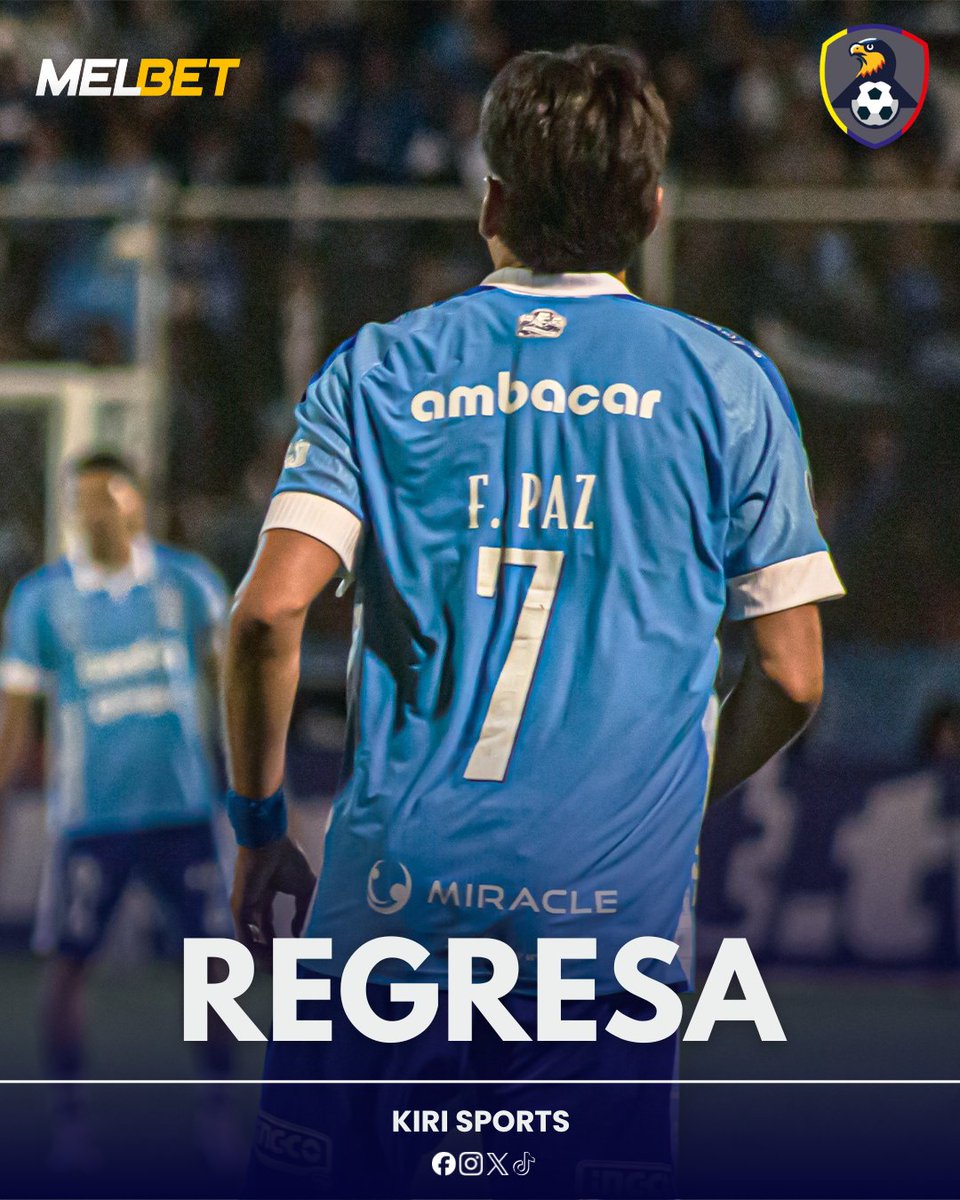 KiriSports's tweet photo. ¡BUENAS NOTICIAS EN MACARÁ! 🚨🩵

Federico Paz recibió el alta médica y vuelve a las prácticas. El atacante celeste iniciará trabajos diferenciados en su tendón antes de reincorporarse a la par del grupo. 🇦🇷

¿Qué tan clave es su regreso para el ídolo ambateño? https://t.co/A18e2OdhEr