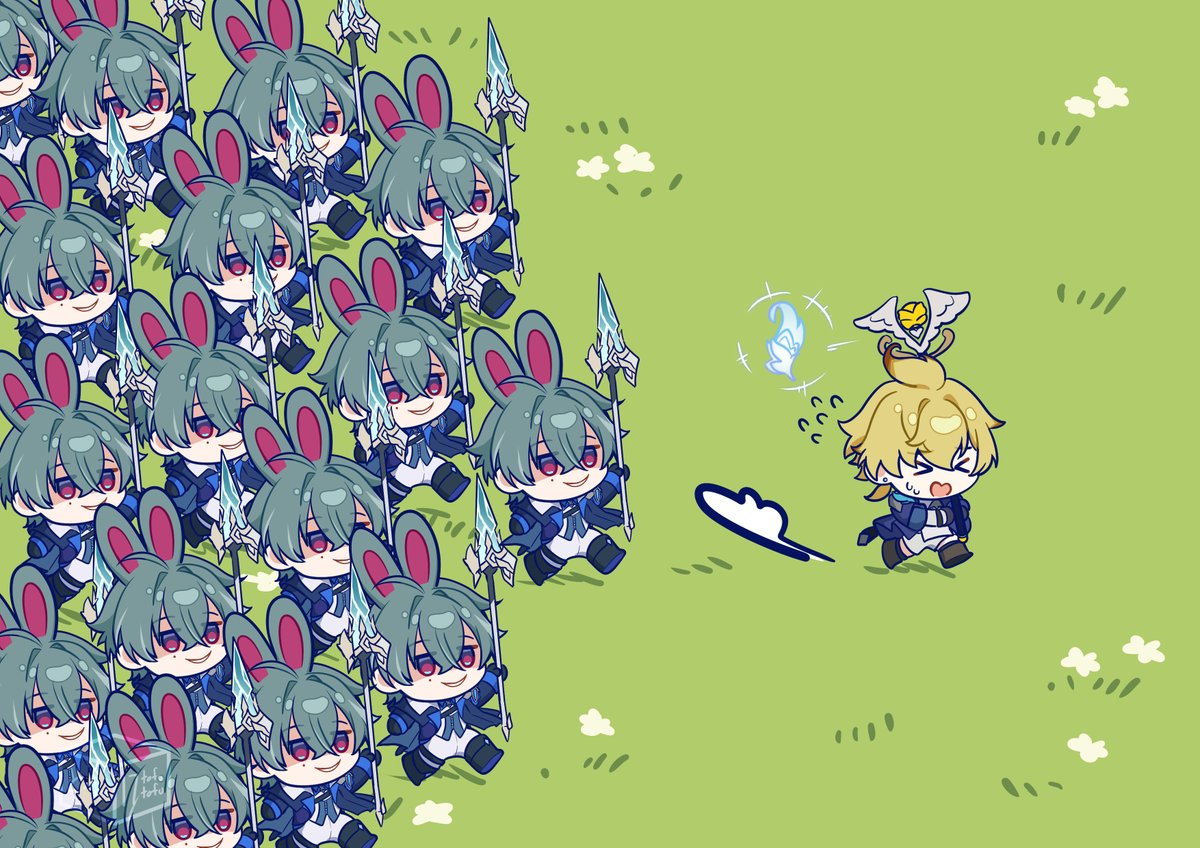 17tofutofu's tweet photo. 🐇🐇🐇🐇🐤
助けてくださ——い!!

#henmi https://t.co/db7ILtBofK