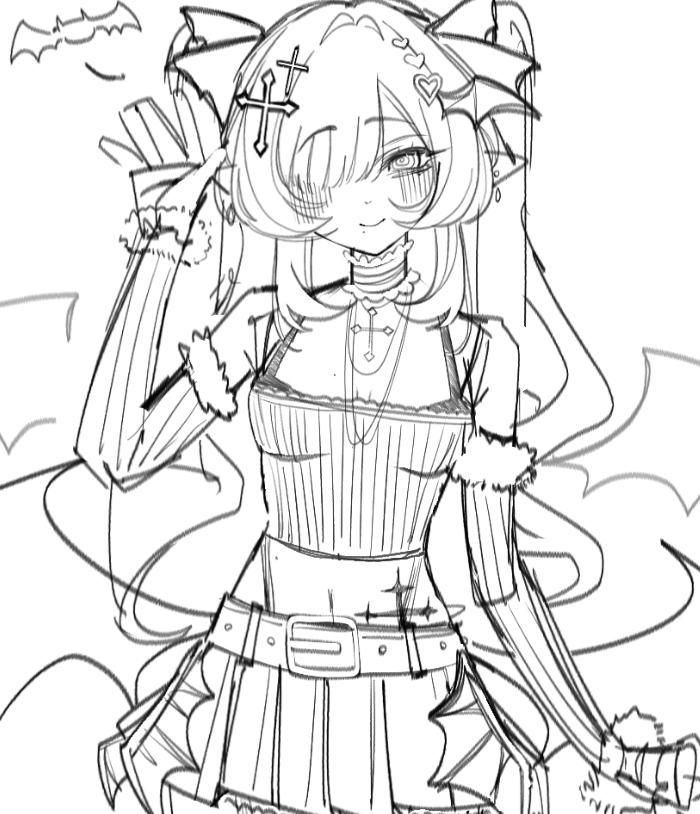 _Diachuu's tweet photo. will delete later bc wip but .. finally. actual final design for my pc (delusional) https://t.co/eW9FRXvWxq