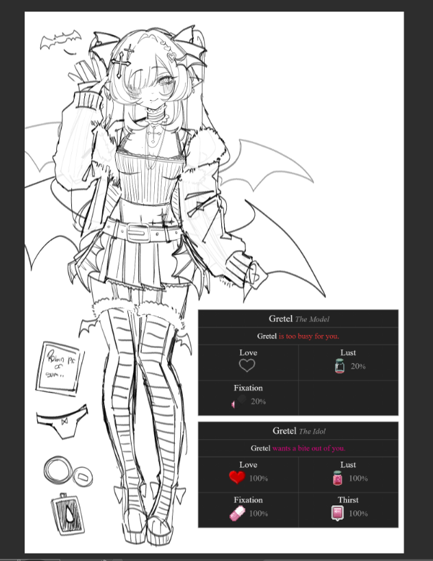 _Diachuu's tweet photo. will delete later bc wip but .. finally. actual final design for my pc (delusional) https://t.co/eW9FRXvWxq