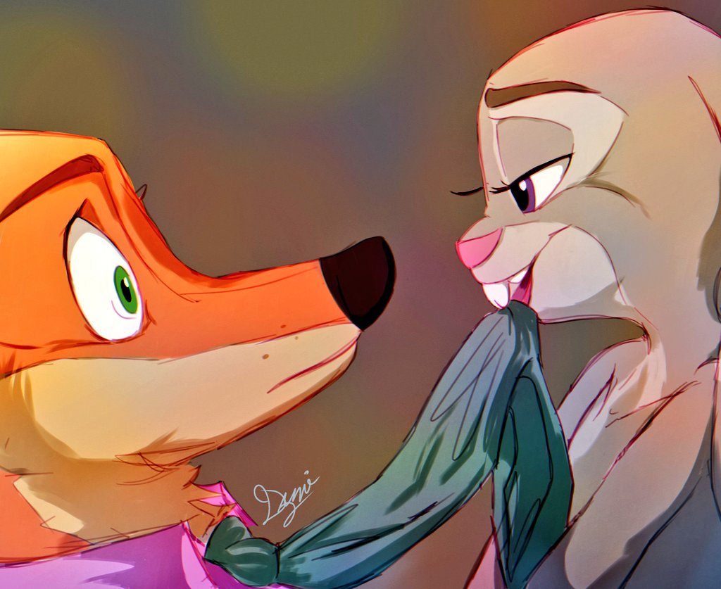 starlight_DANO's tweet photo. Ties have plenty uses right?

#zootopia #wildehopps https://t.co/InhP2mhRHD
