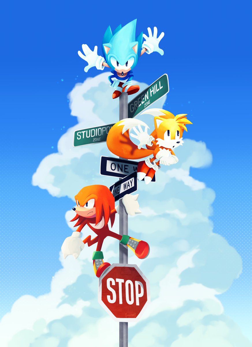 azeli0t's tweet photo. ☁️✨
#Sonicthehedgehog #knuckles #tails #fanart https://t.co/ajZLP60NLh