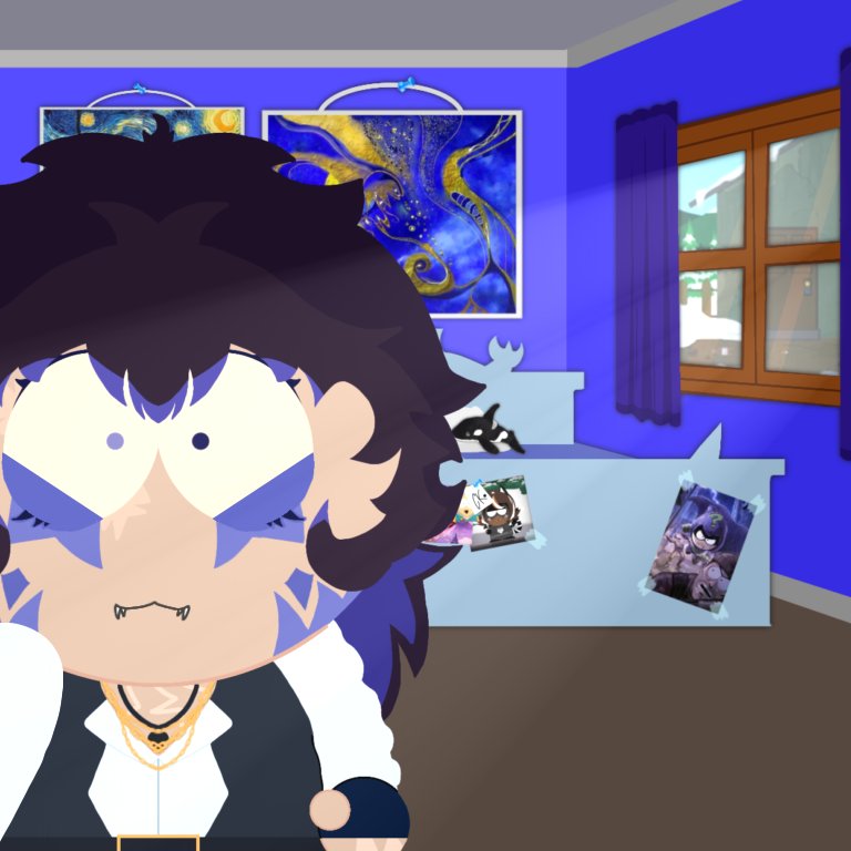 sh4rkfish's tweet photo. I MIGHT have decorated my sisters room a little too hard... isn't it great?! https://t.co/Kn33iUPvwk