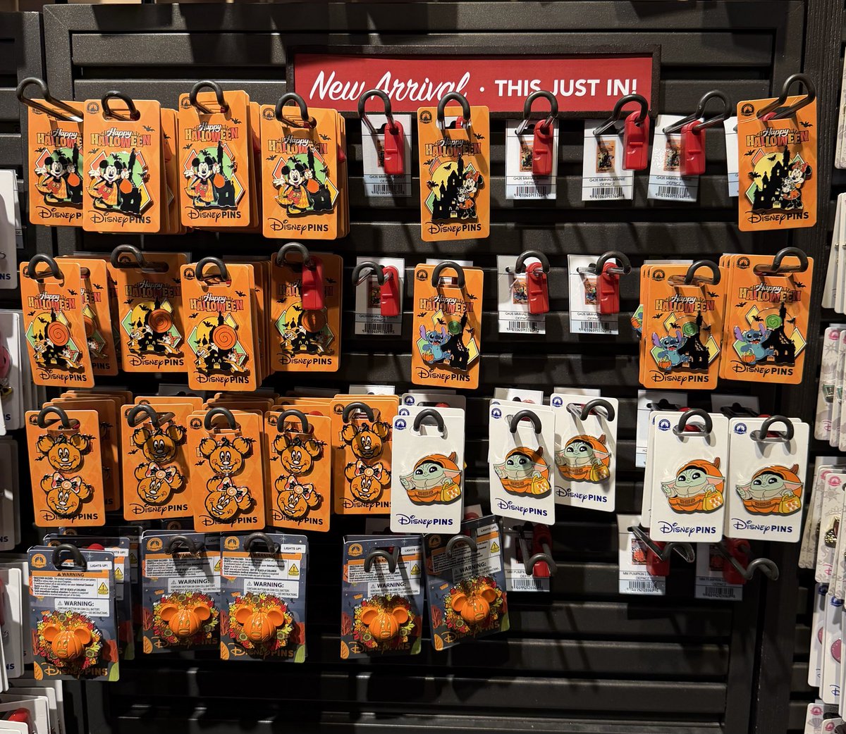 DisneyPinsBlog's tweet photo. Halloween 2026 open edition pins released today at Disney Parks: https://t.co/jf4XDqcS2l https://t.co/B2x5Anw2My