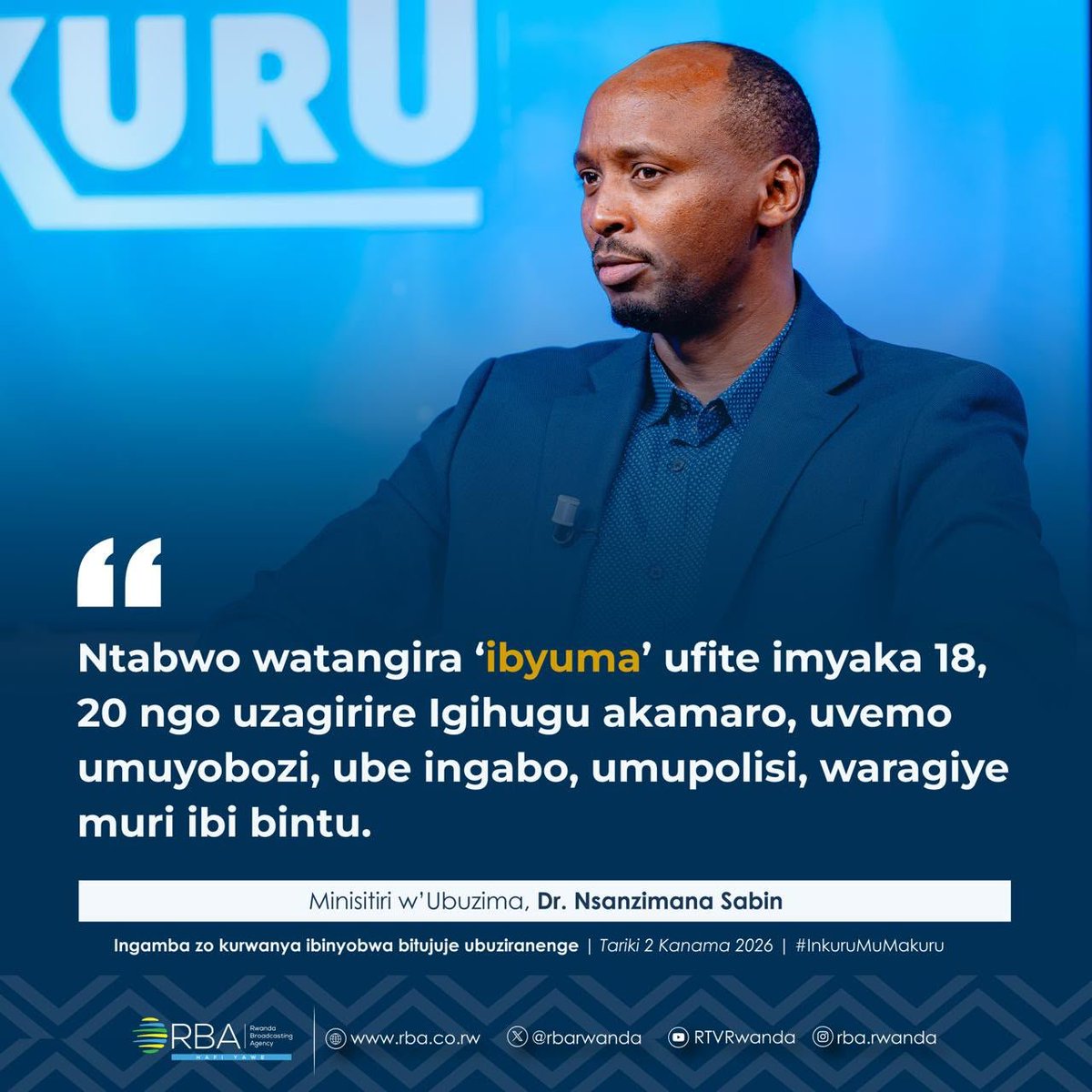 Kgl_Yvolunteers's tweet photo. Youth volunteers living in the @CityofKigali and across Rwanda, let us take to heart the message delivered by the Honorable @nsanzimanasabin Minister of @RwandaHealth . Let us reflect on it and work together to find lasting solutions for our personal well-being and the health of our nation as a whole.

Let us continue to be a constructive and energetic force for our country, and avoid becoming a burden because of drug abuse resulting from the consumption of illegal alcoholic beverages. Preventing this problem is everyone's responsibility,it concerns me, and it concerns you. Our country belongs to all of us, and it is our shared responsibility to build it.

Let us join hands in the campaign against these illicit, locally made alcoholic drinks so they do not destroy the strength and potential of our future generation. @RwandaLocalGov  @KubanaRichard @Rwandapolice @RNPSpokesperson @JackyUrujeni
