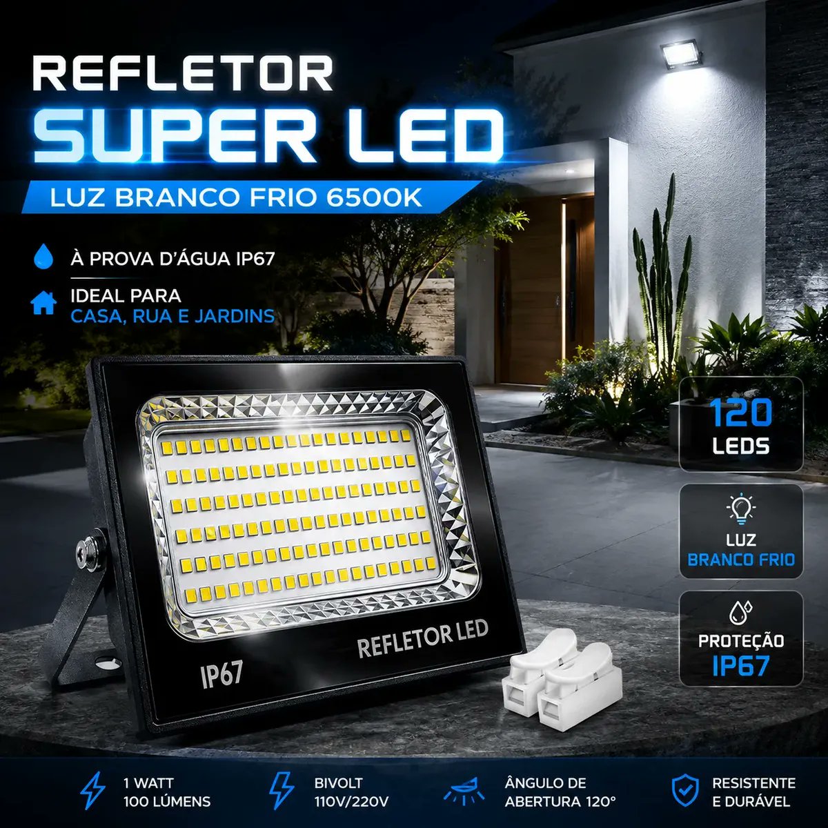 Ofertaint's tweet photo. 🔥 Kit 2 Refletor Super Led 400w Ip67 Holofote Bivolt Prova D'água Branco Frio 6500k Preto

💵 Apenas: R$48 
🧧51% OFF 

🚨 Chega de escuridão! Esse refletor ilumina até onde seus olhos não alcançam.

Confira : https://t.co/5XfEaclxk9 https://t.co/8p5WaeXDAb