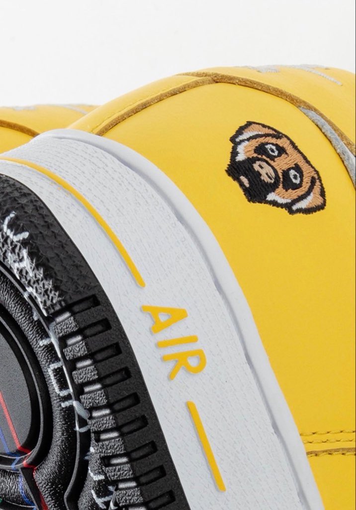 Ovrnundr's tweet photo. Victor Victor x Air Force 1 '01 “Yellow” 🐶 

• $150
• August 6th 

- Featuring the 2001 AF1 mold https://t.co/M7rvtUZn9U
