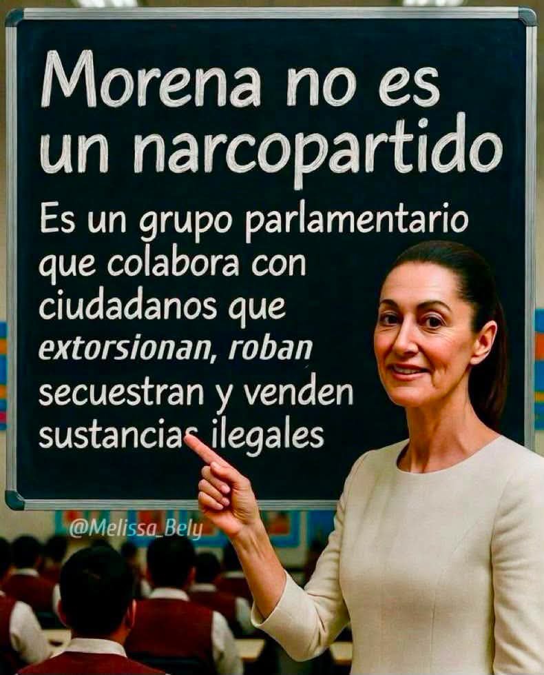 armandolujan1's tweet photo. @Claudiashein #MorenaNarcoPolíticos 
#NarcoRégimen 
#claudianarcopolitica https://t.co/K1SRcrN7Cp