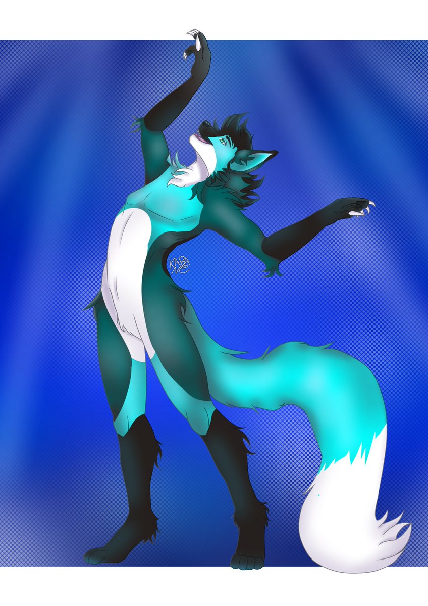 kabane__art's tweet photo. Just vibing 🪩✨

A commission for thehumansharpie <3

#furry #furryart #furro #anthro #fursona https://t.co/QiQo8AYXSv