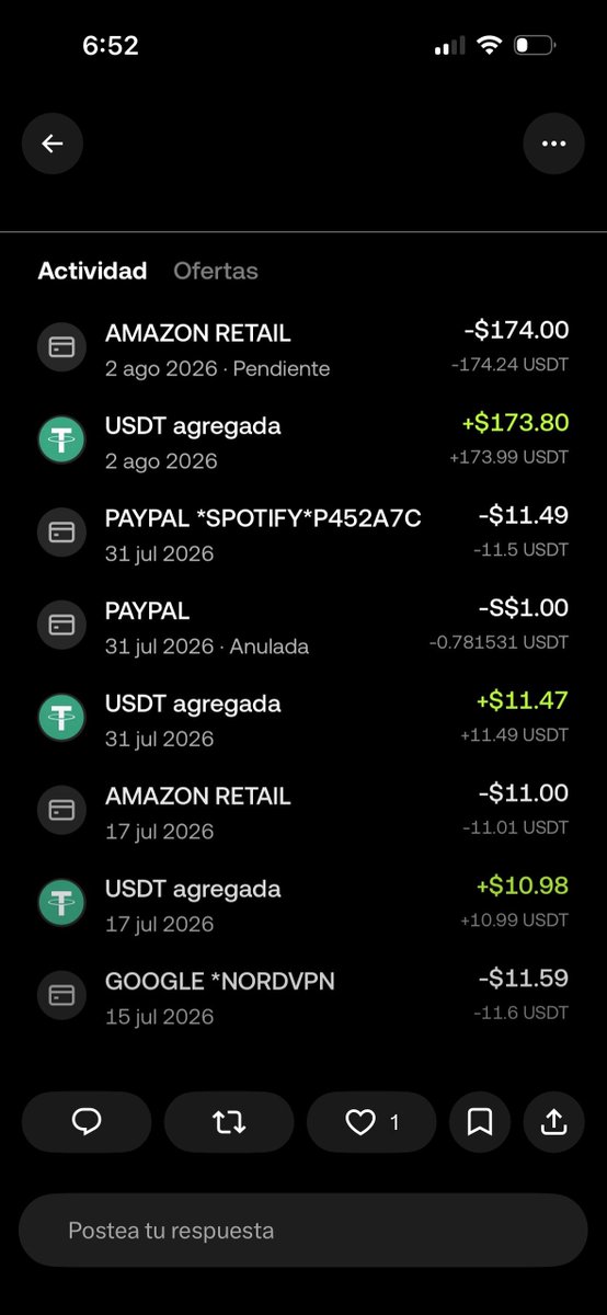Ronaldocordero1's tweet photo. @aguila_tech @Geeklania @kontigo_app Pasando normal OKX https://t.co/8DWBY8obmV