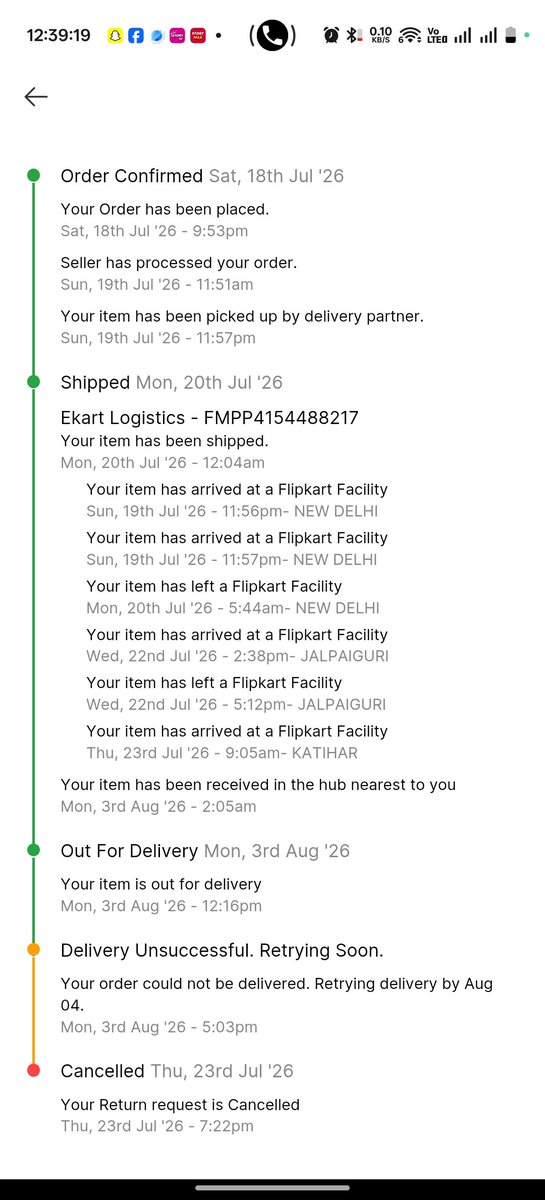 Android43278878's tweet photo. Ager mera product return nhi huwa mai consumer court jaunga https://t.co/3pcoKT5Rut