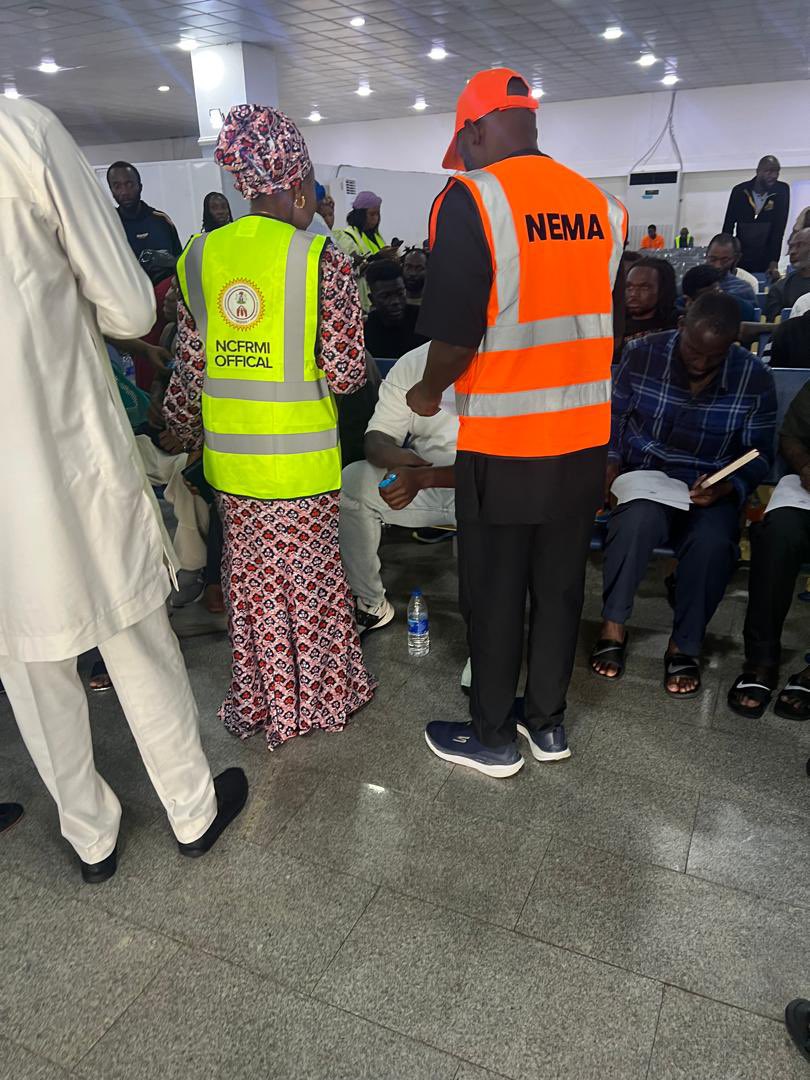 nemanigeria's tweet photo. NEMA Abuja Operations Office Coordinates Reception of 32 Nigerian Returnees from Türkiye

The National Emergency Management Agency (NEMA), Abuja Operations Office (AOO), on Monday coordinated the reception of 32 Nigerian nationals returned from the Republic of Türkiye at the Nnamdi Azikiwe International Airport, Abuja.

The returnees arrived aboard a chartered aircraft following an official notification from the Federal Ministry of Foreign Affairs as part of the Federal Government's ongoing efforts to facilitate the safe, orderly, and dignified return of Nigerian citizens.

In line with its statutory mandate, NEMA activated a coordinated reception process involving relevant government agencies and humanitarian partners to ensure the returnees received immediate support upon arrival.

The reception exercise included documentation, profiling, medical screening, and the provision of humanitarian assistance before the returnees were handed over to the appropriate authorities for further reintegration.

Speaking during the exercise, the Head of NEMA Abuja Operations Office, Pharm. Zakari Abubakar, reaffirmed the Agency's commitment to protecting the dignity and welfare of vulnerable persons through effective inter-agency collaboration.

He noted that every returning Nigerian deserves to be received with dignity, compassion, and respect, while encouraging the returnees to embrace the opportunity to rebuild their lives and take advantage of available government reintegration programmes.

Pharm. Abubakar also commended the strong collaboration among participating agencies, describing coordinated action as essential to ensuring seamless reception and sustainable reintegration support for returning migrants.

Stakeholders involved in the exercise included the Nigerian Immigration Service (NIS), the National Commission for Refugees, Migrants and Internally Displaced Persons (NCFRMI), the Federal Ministry of Foreign Affairs, airport authorities, security agencies, and other relevant partners.

The reception underscores the Federal Government's commitment, through NEMA and its partners, to ensuring the humane treatment and successful reintegration of returning Nigerian nationals.

3rd August, 2026