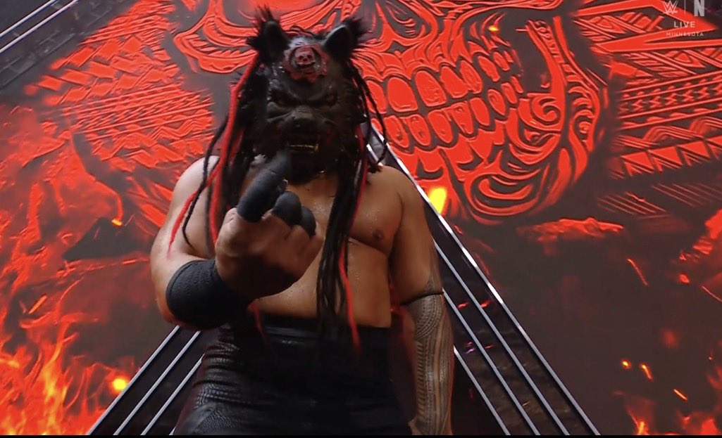 AullorNothing's tweet photo. Love the mask Jacob Fatu came out in. The Gears of War: E-Day crossover at SummerSlam was absolutely incredible. ⚙️🔥💚
#WWESummerSlam #GearsofWarEDay #Xbox https://t.co/4P8MTfp0ue