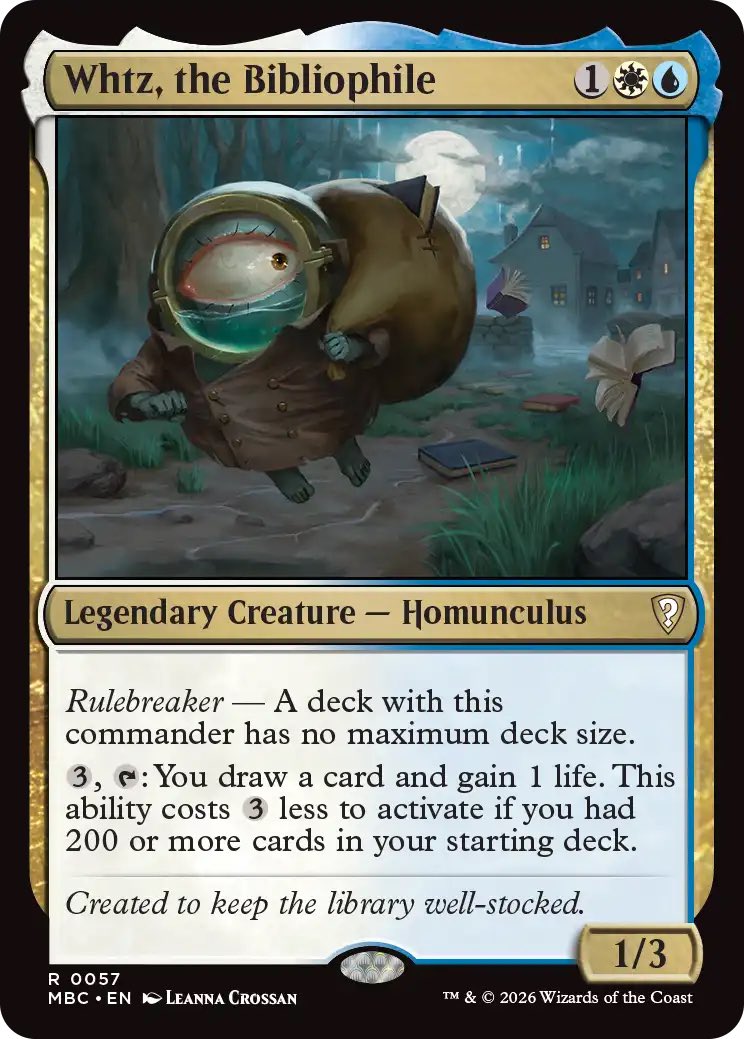 chudsteam's tweet photo. decklist:
COMMANDER:
1x Whtz, the Bibliophile

Sideboard:
1x Yorion, sky Nomad

Main Deck:
5000x Hare apparent
2000x Island
2999x Plains
1x Tundra https://t.co/n8wEOLCflo