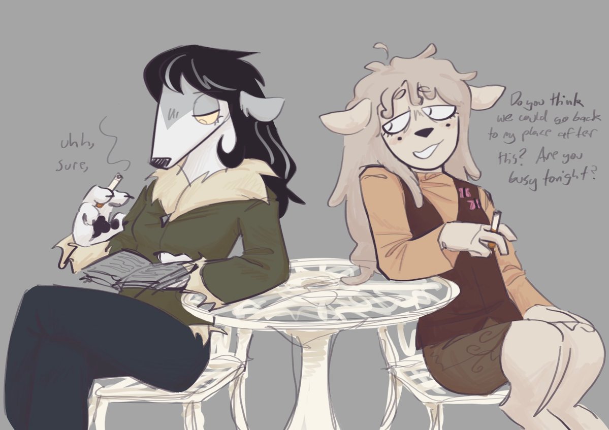 rodiggedy's tweet photo. lesbians.. kind of..
#oc https://t.co/EKGHiZTxC0