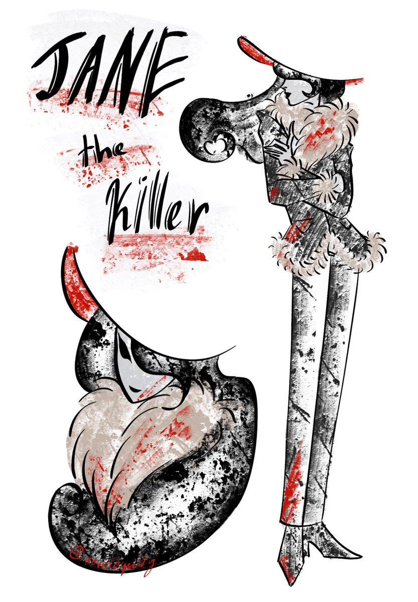 novelequity's tweet photo. quite the smooth killer she is. #creepypastafanart #janethekiller https://t.co/uakDeFqb6J