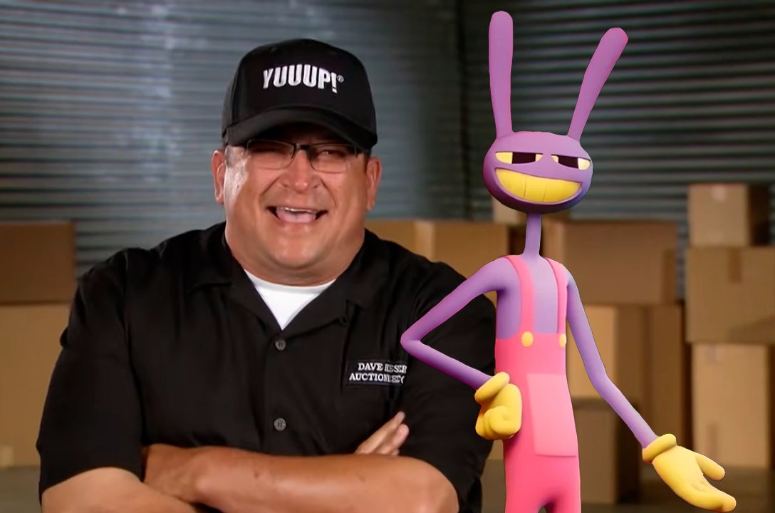 ParexGamer2002's tweet photo. I still think that Jax's real human form is Dave Hester from Storage Wars. They have similar personalities lol #TADC #Jax #StorageWars #DaveHester #YUUUP https://t.co/5kZBTQHCT0