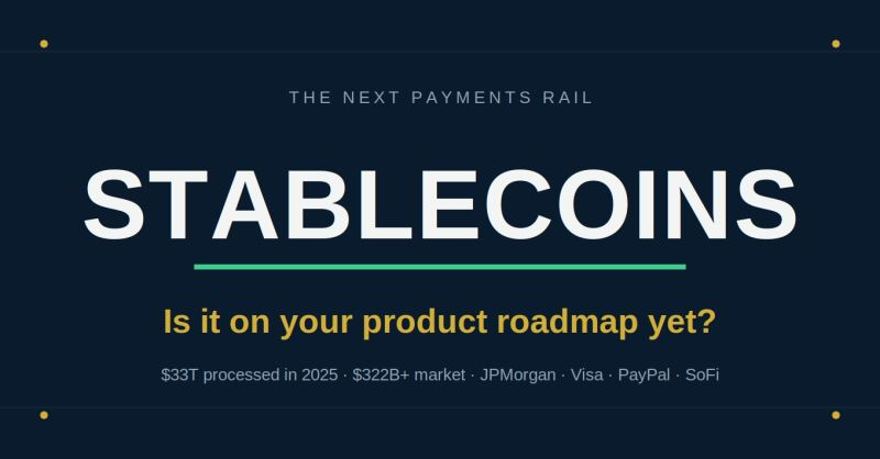 yasbeinfo's tweet photo. Stablecoins just stopped being theoretical.

2025 stablecoin volume: $33T (Visa+Mastercard combined is ~$17T)
Market cap: $322B
Regulatory path: GENIUS Act (now law)

The real innovation isn't digital money—it's settlement speed becoming a product feature.

Cross-border transactions that took days now settle in seconds. Treasury workflows that were designed around T+2 are being rebuilt around always-on, programmable money.

For builders:
This isn't "crypto vs. traditional." It's how fast your money can move.

Competitive advantage: seconds, not days.

What's still on your roadmap assuming multi-day settlement?
#USDT #USDC #payment #FintechNews