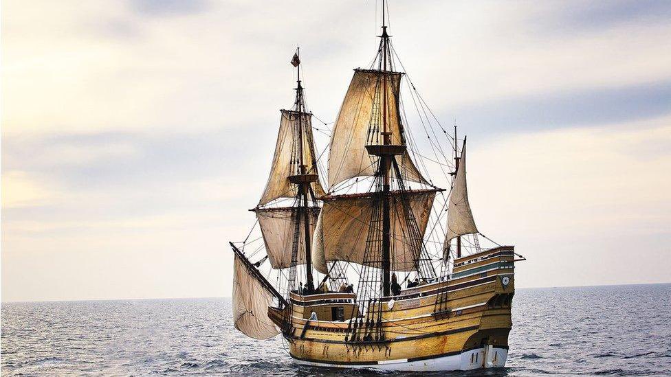RedHotWorld's tweet photo. Half the Mayflower colonists died that first winter. The rest survived because the Wampanoag taught them to grow corn, fish local waters and navigate land they didn’t understand. Without mutual aid, no Plymouth Colony. By way of thanks, they got germs and their land stolen. https://t.co/muAWpeDHkl