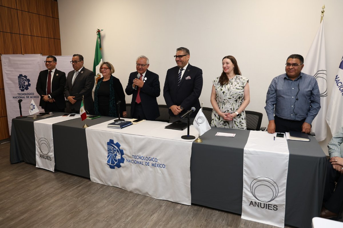 ANUIES's tweet photo. Con la participación del titular de la #ANUIES, Dr. Luis González Placencia, se inauguró en la sede de la asociación la Reunión de Trabajo del @TecNM_MX Virtual, encuentro clave para el futuro de la educación superior en el país. https://t.co/PS28htxs56