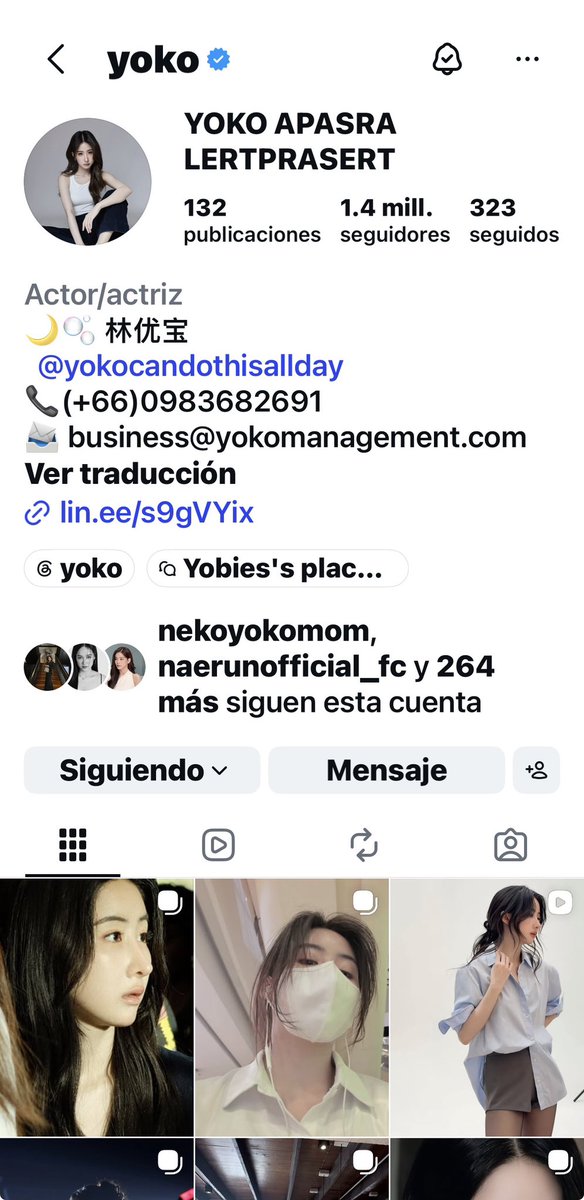 claubemor's tweet photo. How about we visit all of Yoko Apasra Lertprasert's social media channels? Let's pay special attention to Instagram, where she has 1.4 million followers. Let's like, post, and comment—let's show the "Babebeis" love.💪🫧🤏😉
https://t.co/gdIim2CNiI
#YokoApasra https://t.co/me6t25HLit