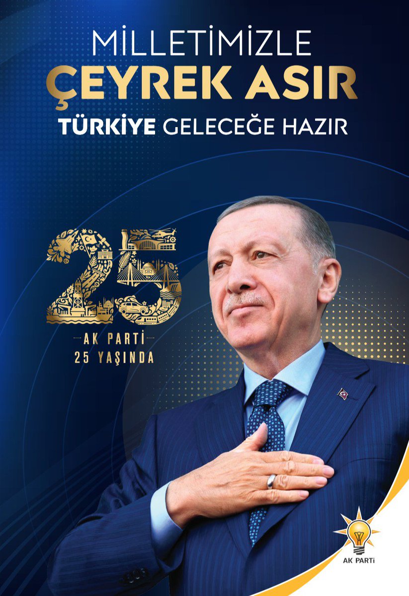 AtalaySaadet's tweet photo. Milletimizle Çeyrek Asır, Türkiye Geleceğe Hazır 🇹🇷 https://t.co/Xsqamr4Qa0