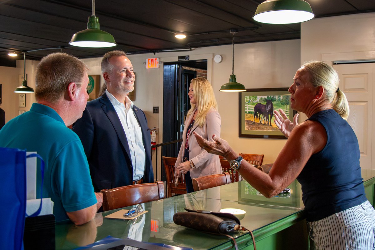 OhioTreasurer's tweet photo. Today, I stopped by the Precinct Cafe to present Liz Lafferty with a proclamation in honor of her retirement as the Superintendent of the Adams County Board of Developmental Disabilities. Liz’s work has been invaluable to the county, and I wish her luck in future endeavors! https://t.co/CLw1lAuQ9y