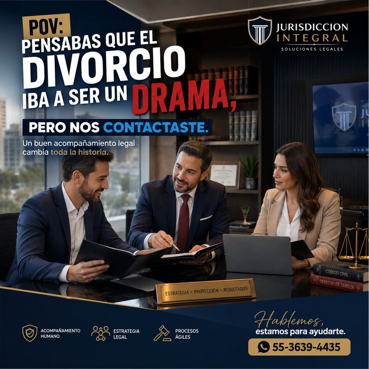 jurisdiccion's tweet photo. POV: Pensabas que el divorcio iba a ser un drama... pero nos contactaste.
Un buen abogado puede hacer la diferencia.
💡 Tip: Infórmate antes de firmar cualquier convenio.
📲 55-3639-4435
#JurisdiccionIntegral #Divorcio #Abogados https://t.co/ggBqzdoRlG