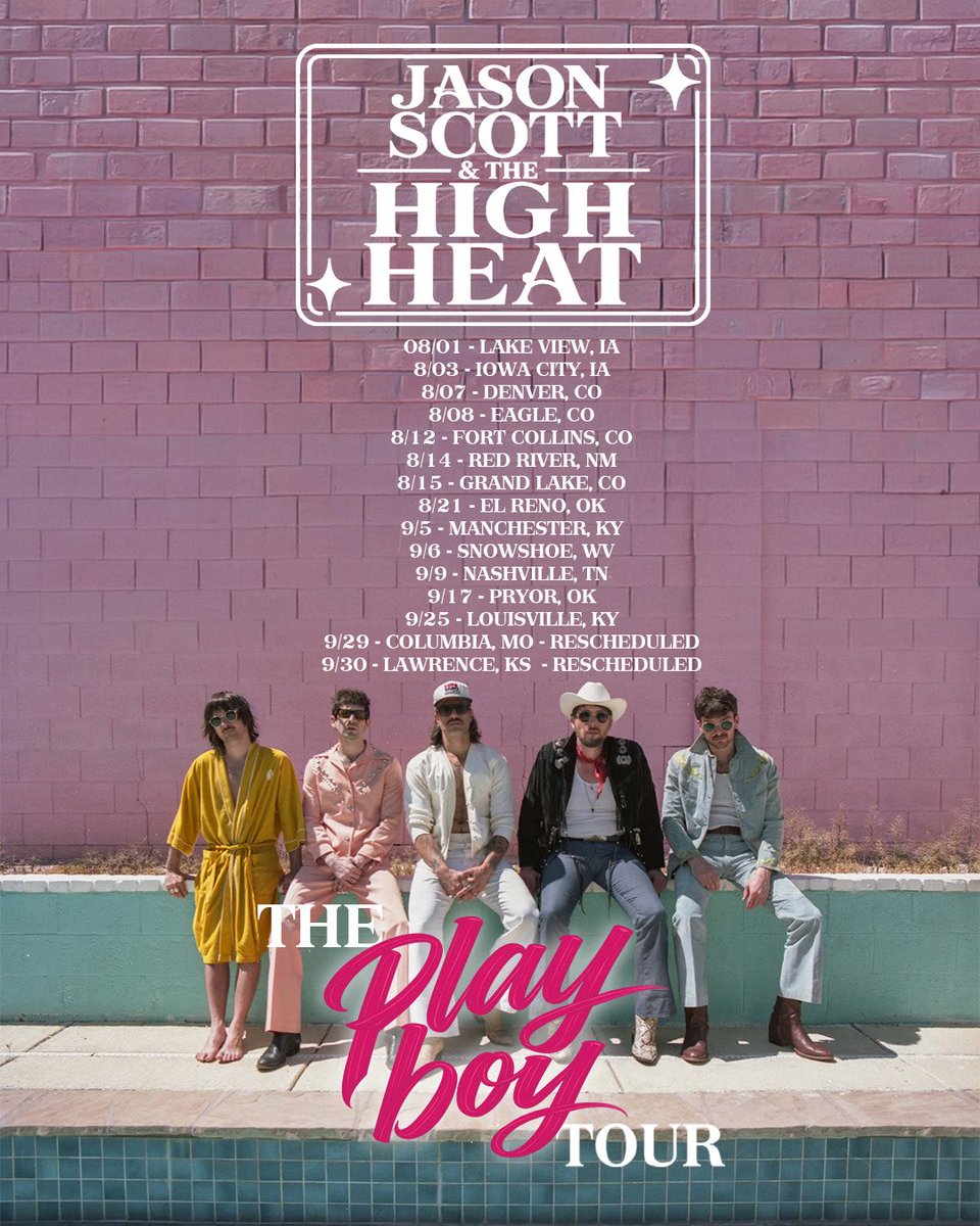 JasonScottHH's tweet photo. The Play Boy Tour rolls on!! 

We had to reschedule a few shows to later this year, but will be back around this fall!! 

#tour #playboy #countrymusic #livemusic https://t.co/MT8Gwv2OWh