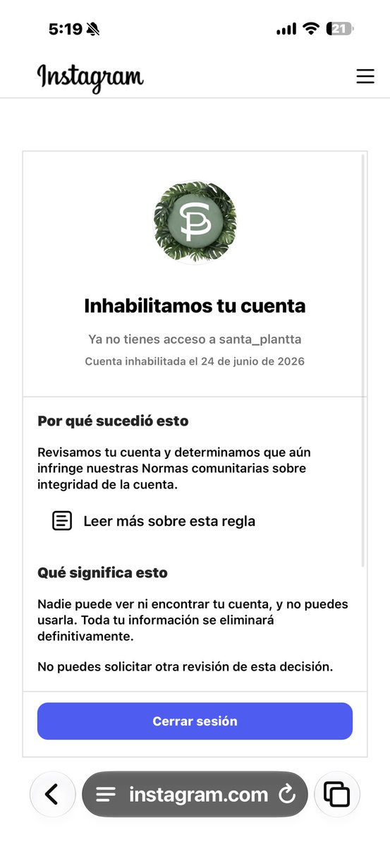 Alejandro_rv_'s tweet photo. @instagram Please restore my accounts that were incorrectly disabled. https://t.co/jYAACZAVZz