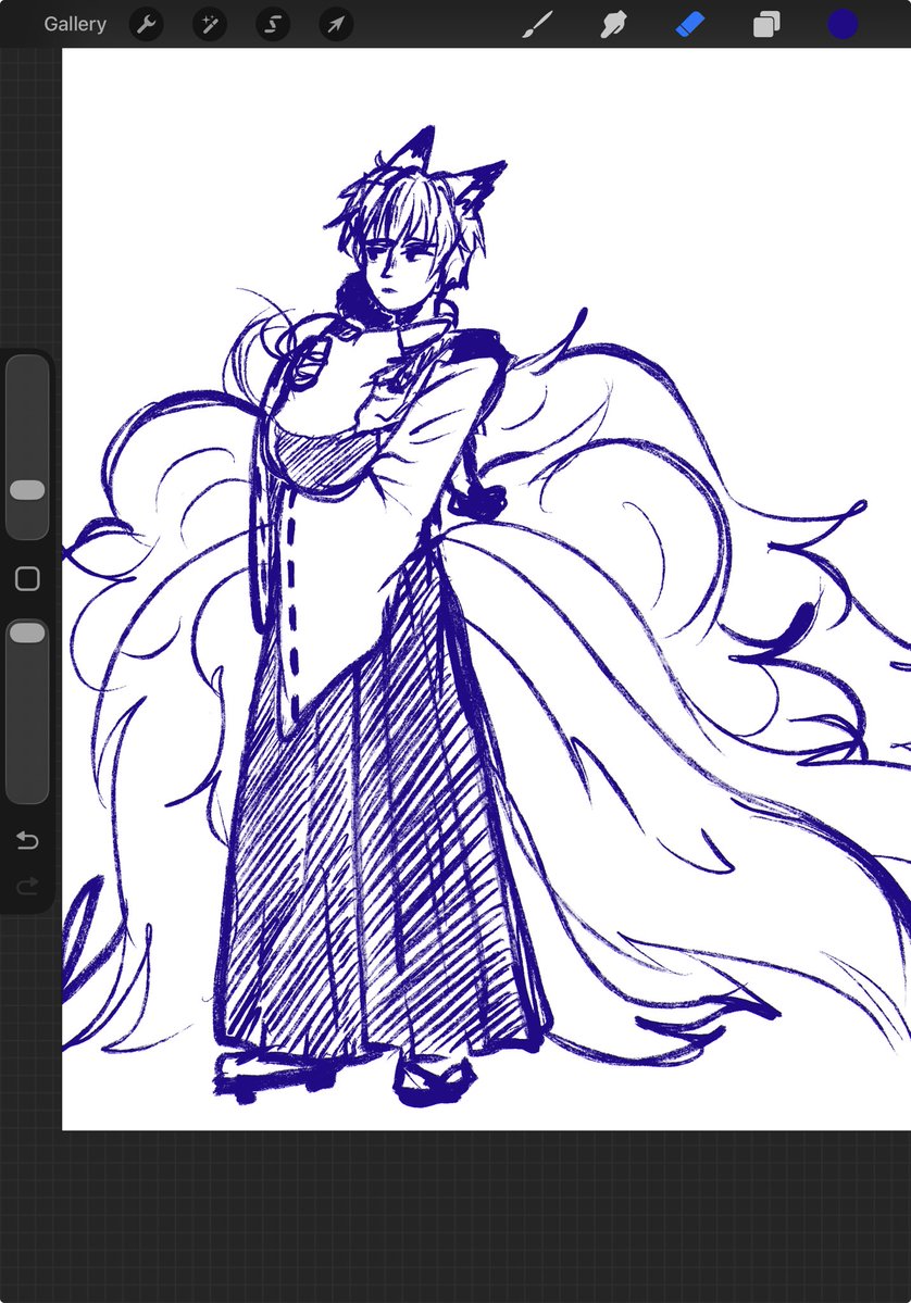 femmemobbu's tweet photo. kitsune reigen doodles https://t.co/UwS2Zr3YUl