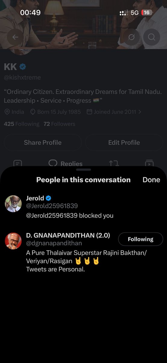 kishxtreme's tweet photo. For what asking a credit for downloading my video and Sharing it here ? 
Neenga Elam oru Thalaivar fan aa boss ? 
#rajinikanth 
#Thalaivar_Rajinikanth 
#thalaiavr https://t.co/kNi44Abz9j