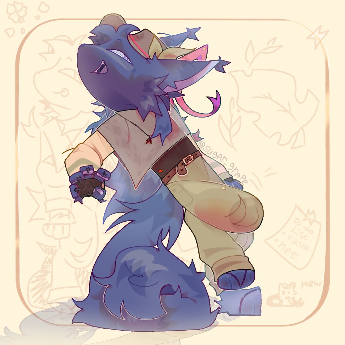 martynSeed's tweet photo. some sort of art slop i made recently bleeeh

#art #furry #artwork #oc #originalcharacter #anthro #fyp #viral https://t.co/rXGzupBx9o