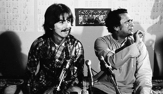 vampgeorge's tweet photo. "sitar music is 100 percent spiritual. i want to learn a little indian music and use it in our medium, but i'm not an expert sitar player. if i could sit down and play sitar properly i would. i don't expect to be a brilliant sitarist." — george harrison for KRLA (august 3, 1967) https://t.co/CHD90gdTSR