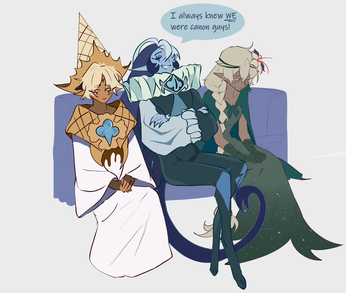 Sprootally's tweet photo. hello bro? 😭
#purevanillacookie #shadowmilkcookie #whitelilycookie #cookierunkingdom https://t.co/GSIxygXi3h