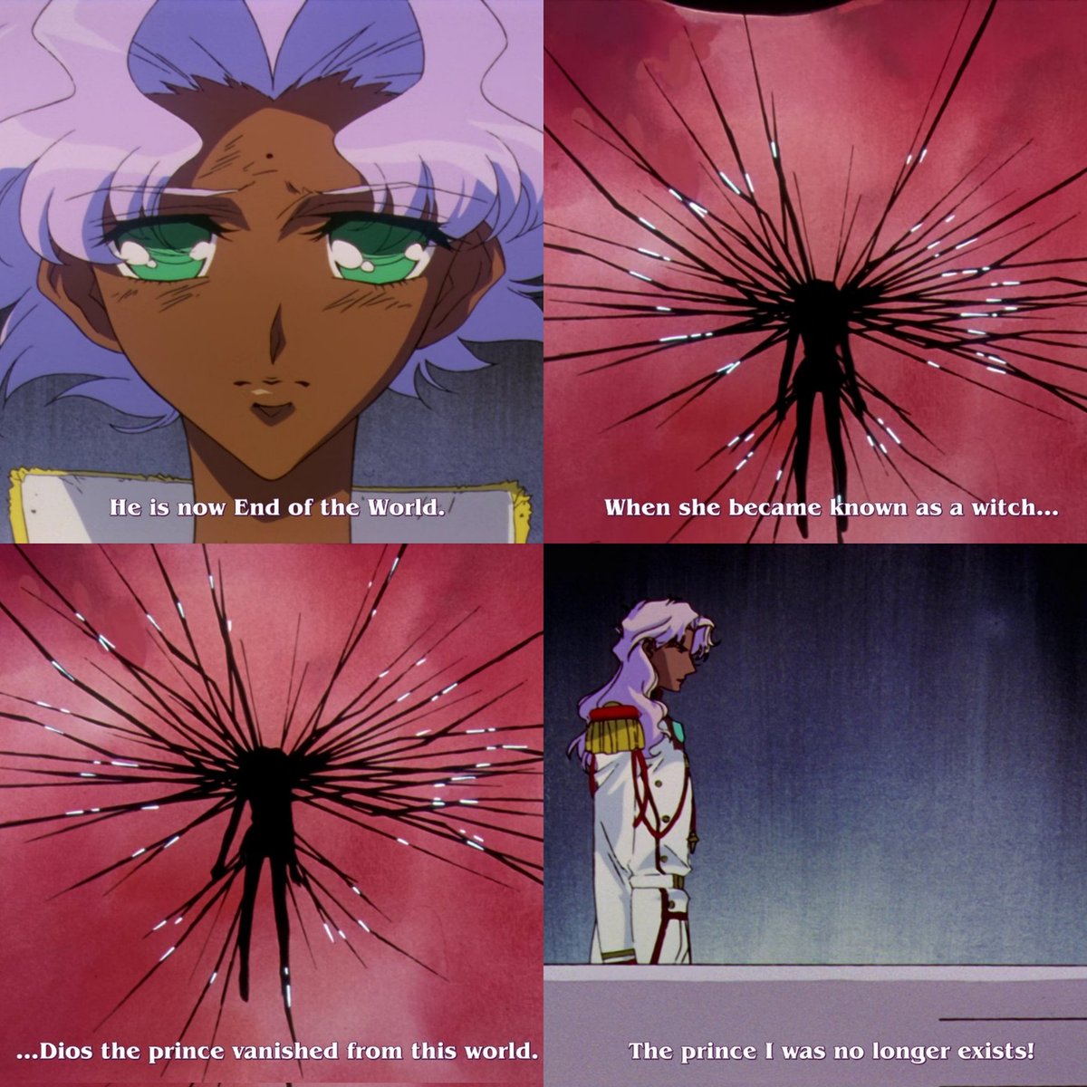 IC11O1's tweet photo. prince dios as a desi boy faced struggles, wherein he had to expend so much of himself to serve other adults of the racial majority in the community. anthy helped him out of that predicament &amp; the people blamed her for locking him away. i believed akio resented her for it, too https://t.co/BcspncJeTd
