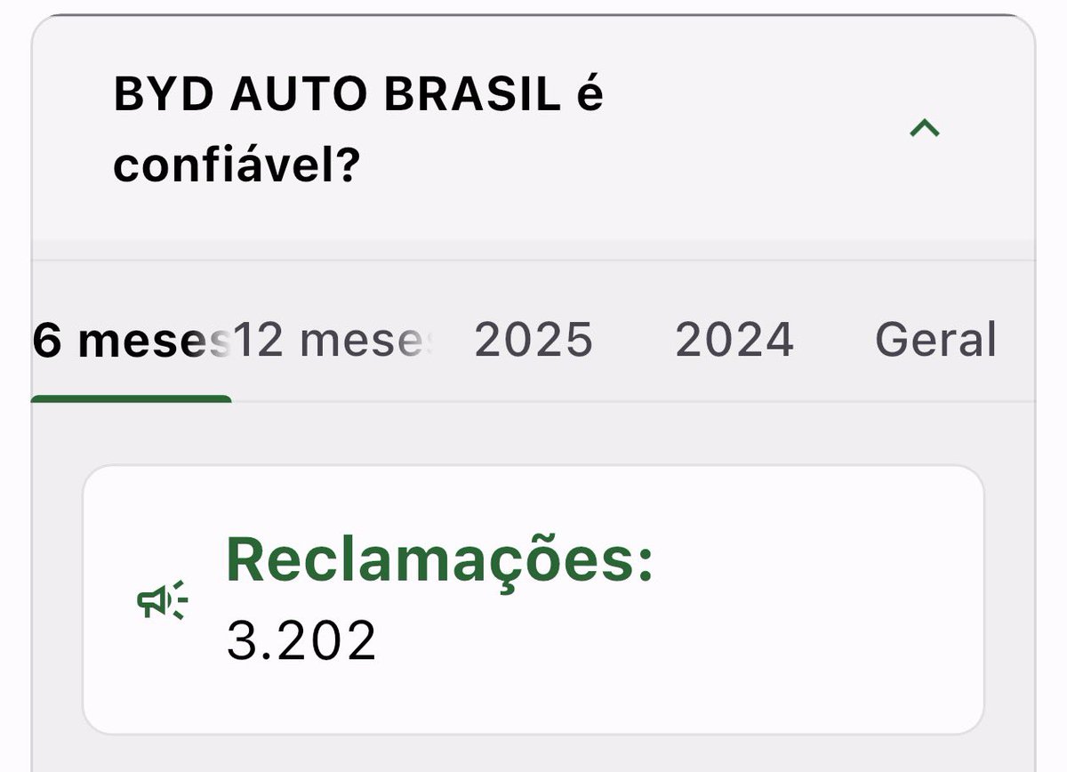 iaragb's tweet photo. Reclamações da Byd começaram‼️😁

É bem interessante ler a quantidade de reclamações e a diversidade de problemas que o carro perfeitinho tem.

A qualidade está sendo exposta porque não vieram como os salvadores da humanidade⁉️
Carro a combustão todo mundo já sabia onde estava se metendo.