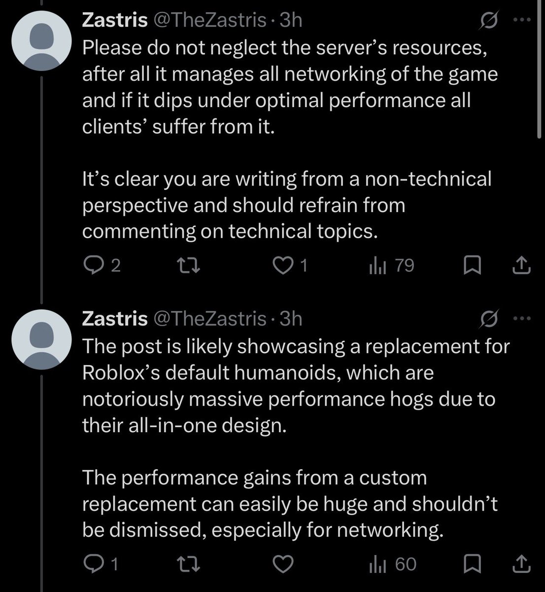 TheZastris's tweet photo. @quitequithihi My original statements were about the  importance of managing server resources, not what the specific numerical bandwidth limitation is nor about their division.

And also about how you are obviously not well-versed in this topic to be confidently spreading misinformation. https://t.co/Xy51YE8HeD