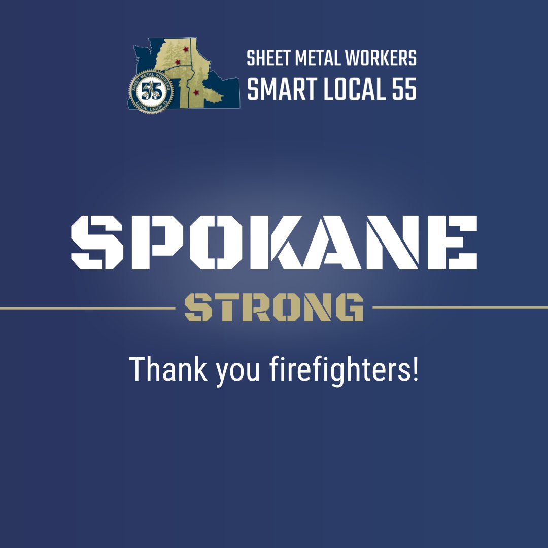 smartlocal55's tweet photo. To every @smartlocal55 member and family affected by the Spokane fires, you are not alone. 

If you have questions, concerns, or need help connecting with available resources, please email info@smw55.org.

#SpokaneStrong #UnionFamily #UnionStrong #Spokane #SMARTLocal55 https://t.co/44fX15rw9O