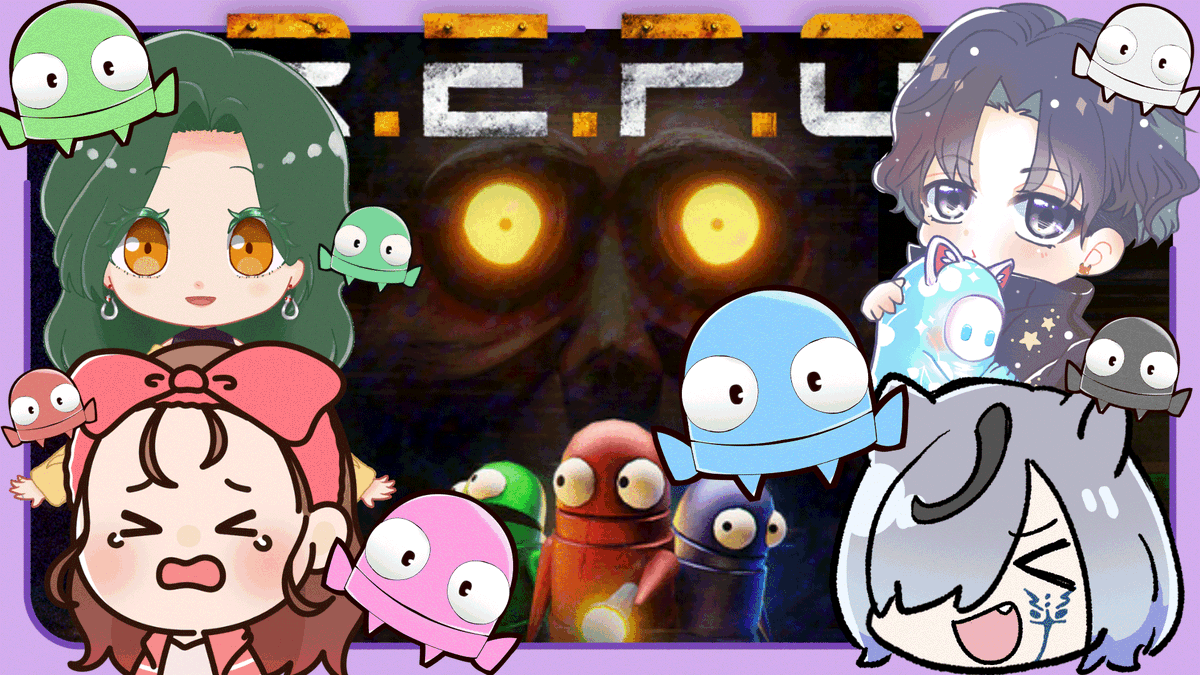 ✨配信お知らせ✨》 本日21時から！珍しいメンツで #REPO ！ ＊配信
