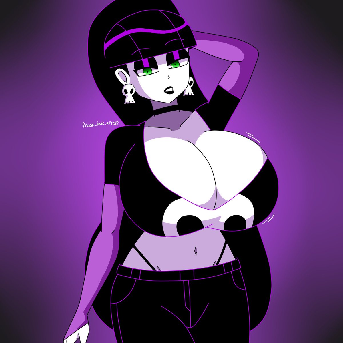 AzurePrince4's tweet photo. @AtomicKingBoo ‘s big tiddy goth mama, Lindel!! https://t.co/IEq70UFUPr