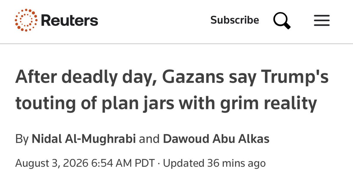 AssalRad's tweet photo. “After deadly day”

Israel is on a killing spree in Gaza during a fake ceasefire and they can’t bother to name the killer. https://t.co/uOcWX4sPp9