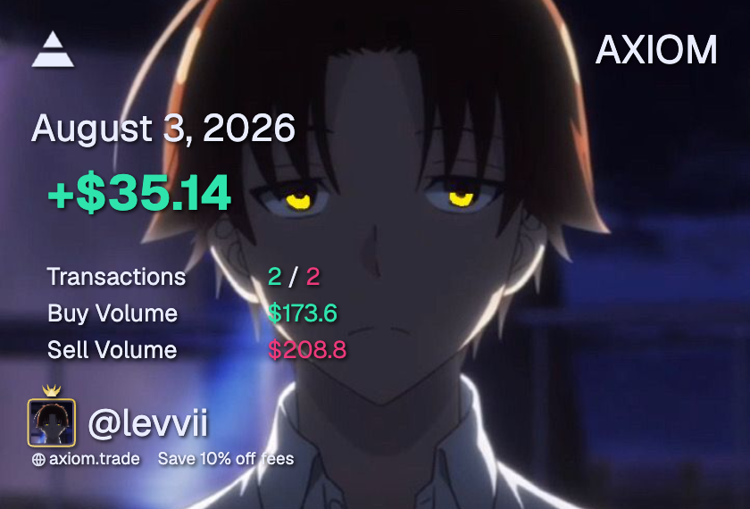 LevviiTrenches's tweet photo. So, I guess i will start as well with day counter. 

I still have a normal job, but I grind as long as I can in the trenches. 

So, 

Day 1 

Today was good, could only trade for like an hour or so but its so worth it. Be online everyday. There is opportunity everywhere. https://t.co/mT4uUSiGjl