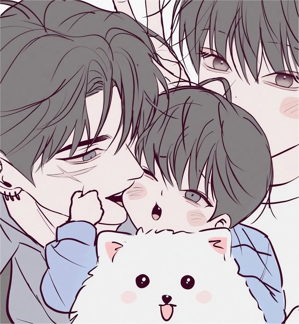 wanningchu_'s tweet photo. He loves biting their cheeks 😭😭 https://t.co/ad149wjmNl
