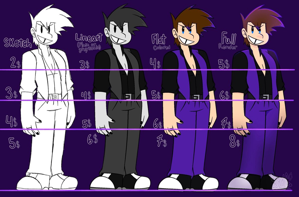 Sydgimmick's tweet photo. I managed to fix my PayPal after some technical issues so just letting you know that I do commissions!

I don’t post much on Twitter anymore but you can check my work out on the blue butterfly app. :3

I have reset my slots to zero so hit me up in the DMs! https://t.co/xcg9ksNsnz