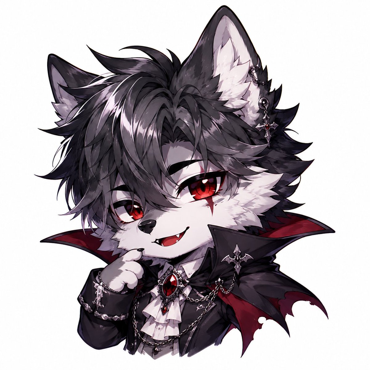 Nicky_Rose091's tweet photo. 🩸 Tiny fangs. Big attitude. 🦇
A little vampire floof dropped by to steal hearts instead of blood. ❤️🩸
Would you get your fursona turned into a chibi like this slot!
#FurryArt #FurryArtist #FurryFandom #FurryCommission #ChibiArt #Anthro #WolfFursona #Vampire #DigitalArt https://t.co/PCFmpeMA6t