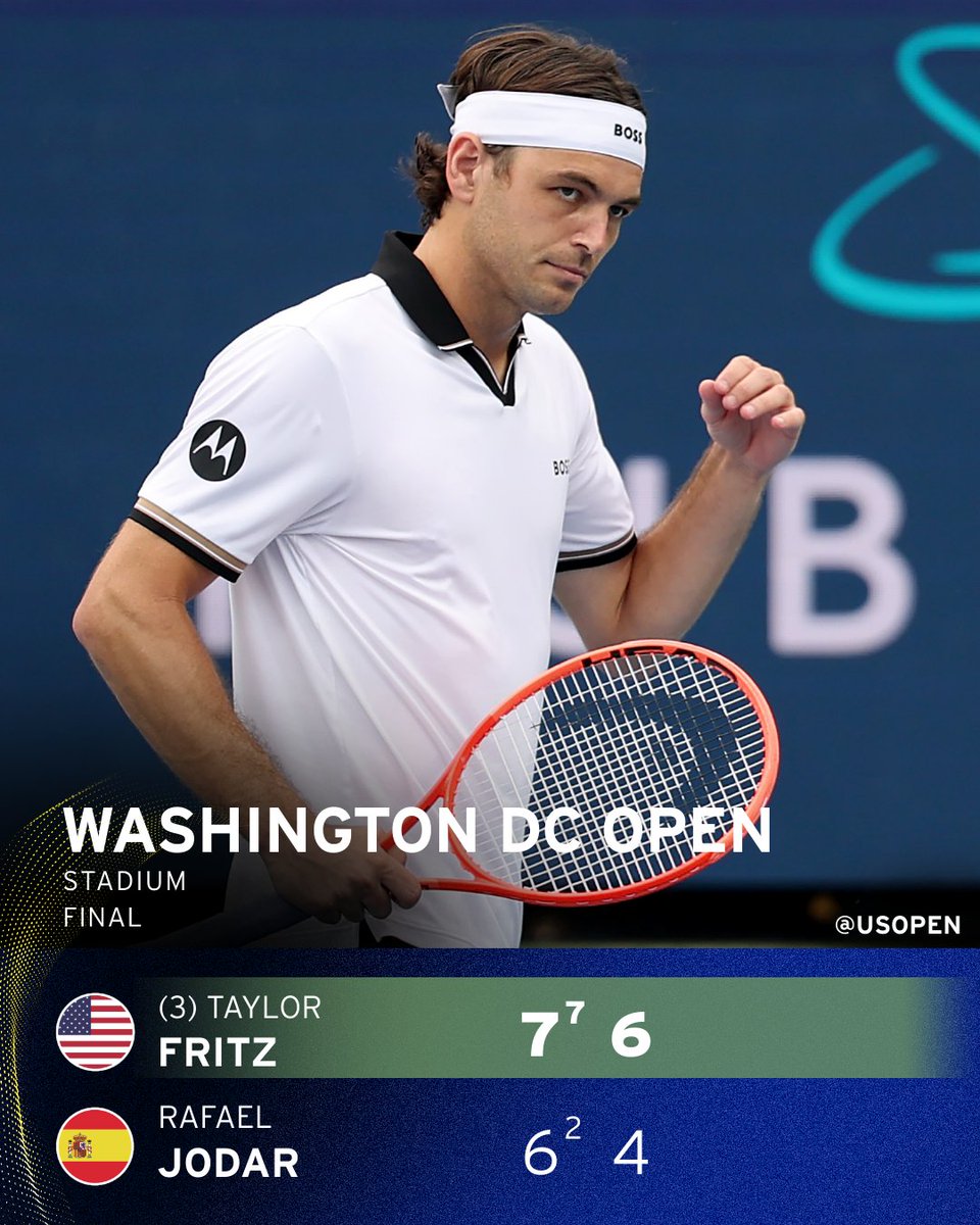usopen's tweet photo. Fritz finds his 11th ATP Tour title! 🏆 https://t.co/4rmO9GRtQ7