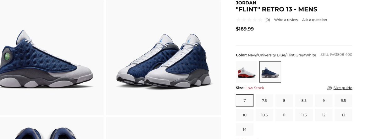 EldenMonitors's tweet photo. RESTOCK FOR $25 OFF
Air Jordan 13 Flint #ad 

=> https://t.co/PTsWBP4ui5 https://t.co/44zdpHov87