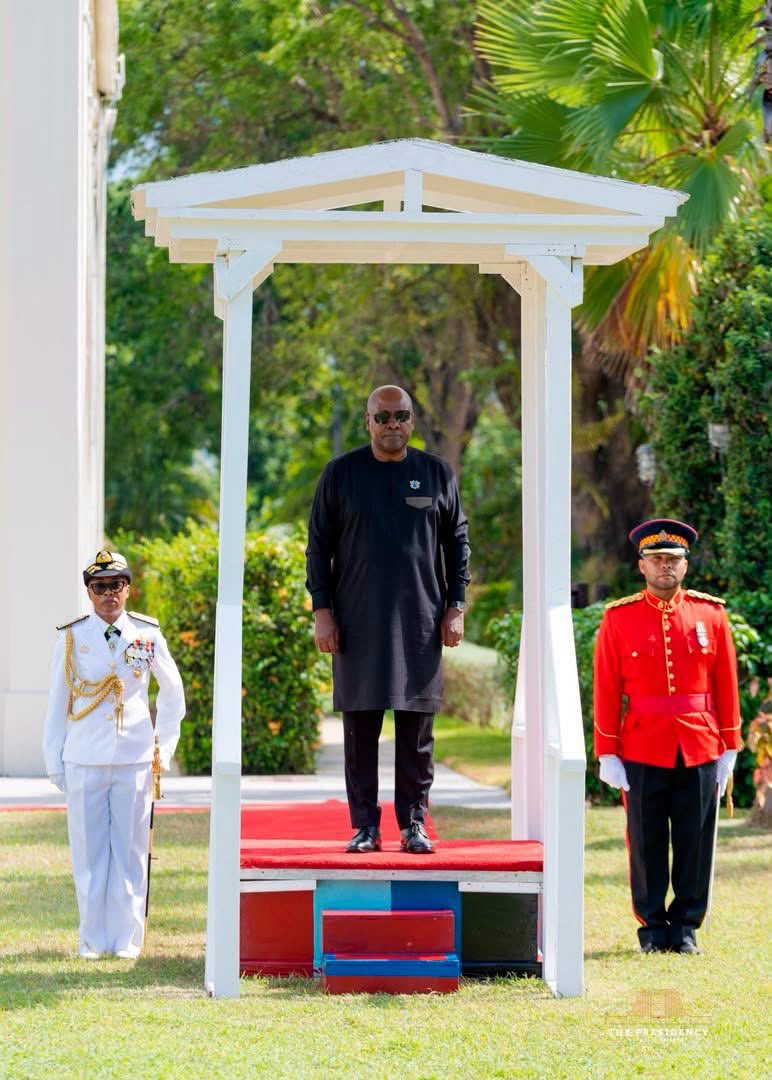 SIKAOFFICIAL1's tweet photo. Photos from the first day of President John Dramani Mahama’s state visit to Jamaica. 

[📸: Jubilee House] https://t.co/uNGmBoYKhj