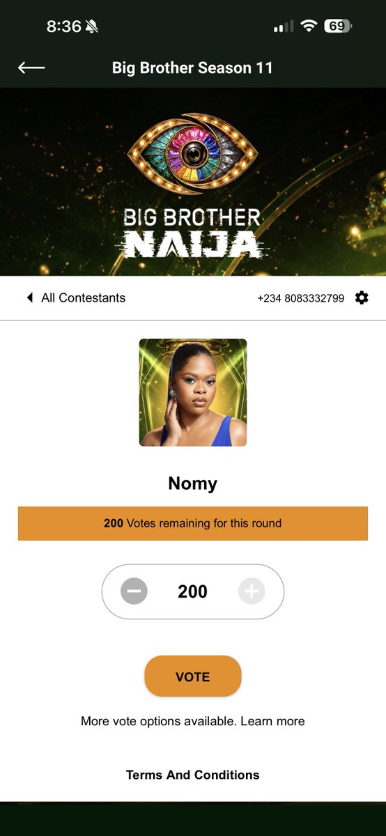 ObettaMiracle's tweet photo. RT @OleksGozi002: We’re voting for Nomy this week 

#BBNaija https://t.co/KLfePvASMi